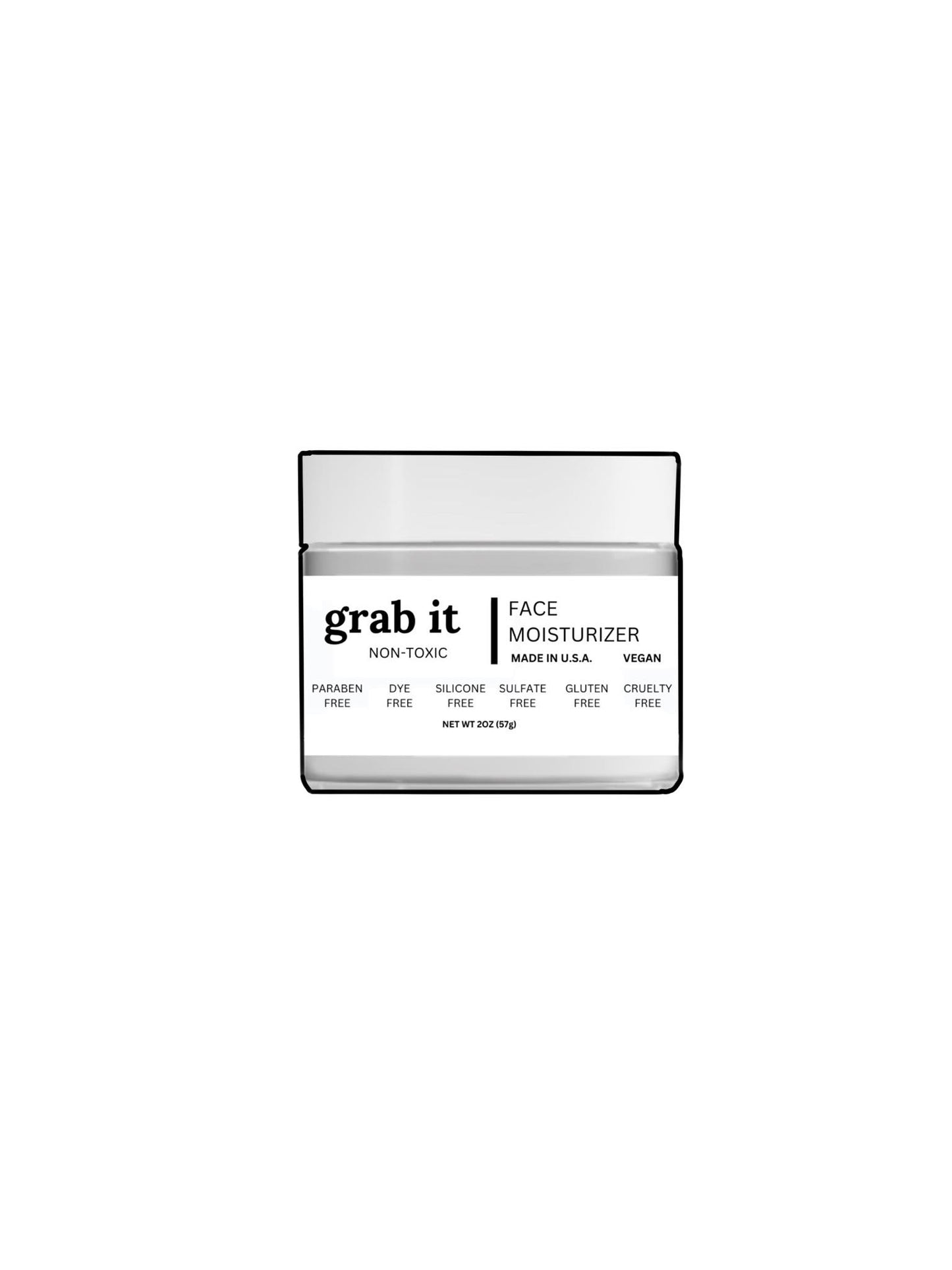 Grab It Non-Toxic Face Moisturizer 2 Oz