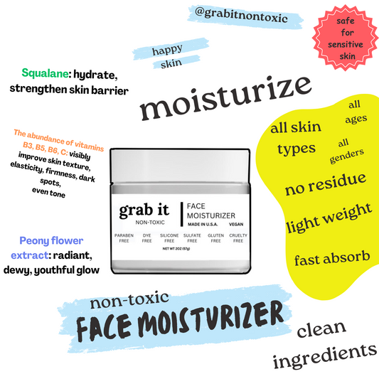 Grab It Non-Toxic Face Moisturizer 2 Oz